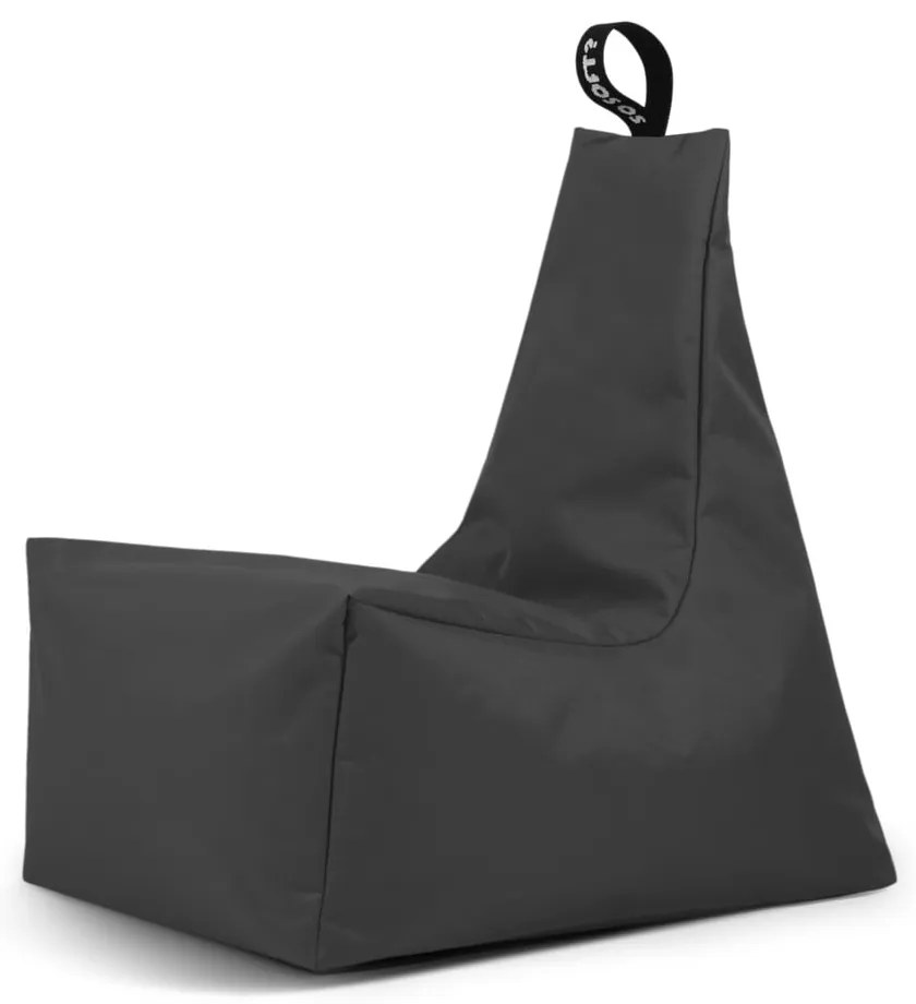 Fotoliu bean bag gri Icy L – So Soft?