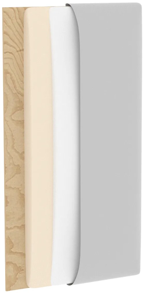 Panou de perete tapitat QUADRATTA 20 x 50 cm – albastru Culoare: Albastru