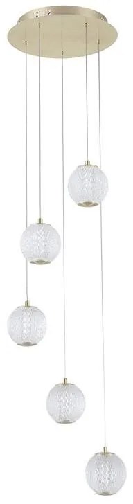 Lustra cu 3 pendule LED design modern decorativ Allure