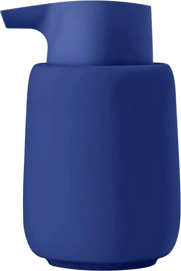 Dozator de săpun lichid albastru din ceramică 250 ml Sono – Blomus