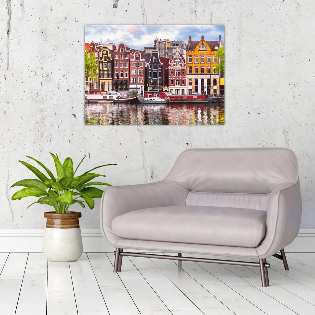 Tablou - Amsterdam, case de dans (70x50 cm)