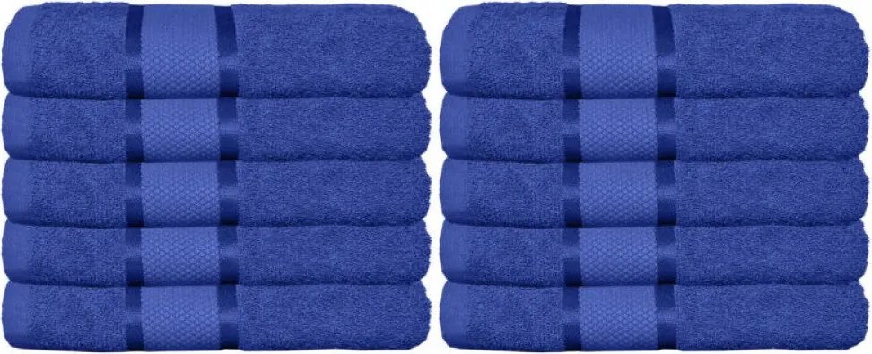 Set 10 Prosoape Premium din Bumbac 100% – 50×90 cm, 400g, Absorbție Superioară