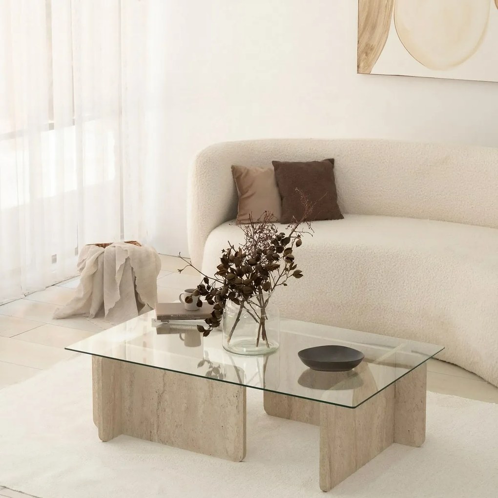 Măsuță de cafea Escape Travertine