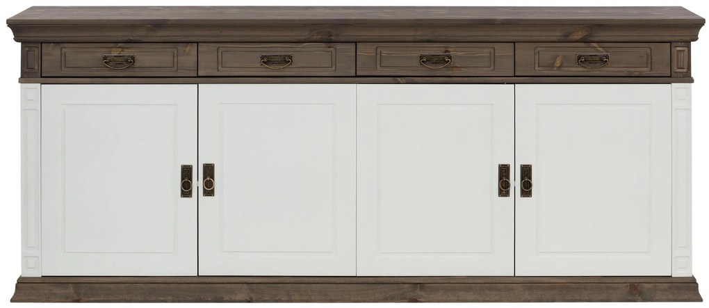Comoda alba Vinales 202/39/83 cm