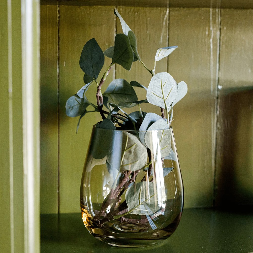 Vaze, set de 2, verde/chihlimbar, GLOW