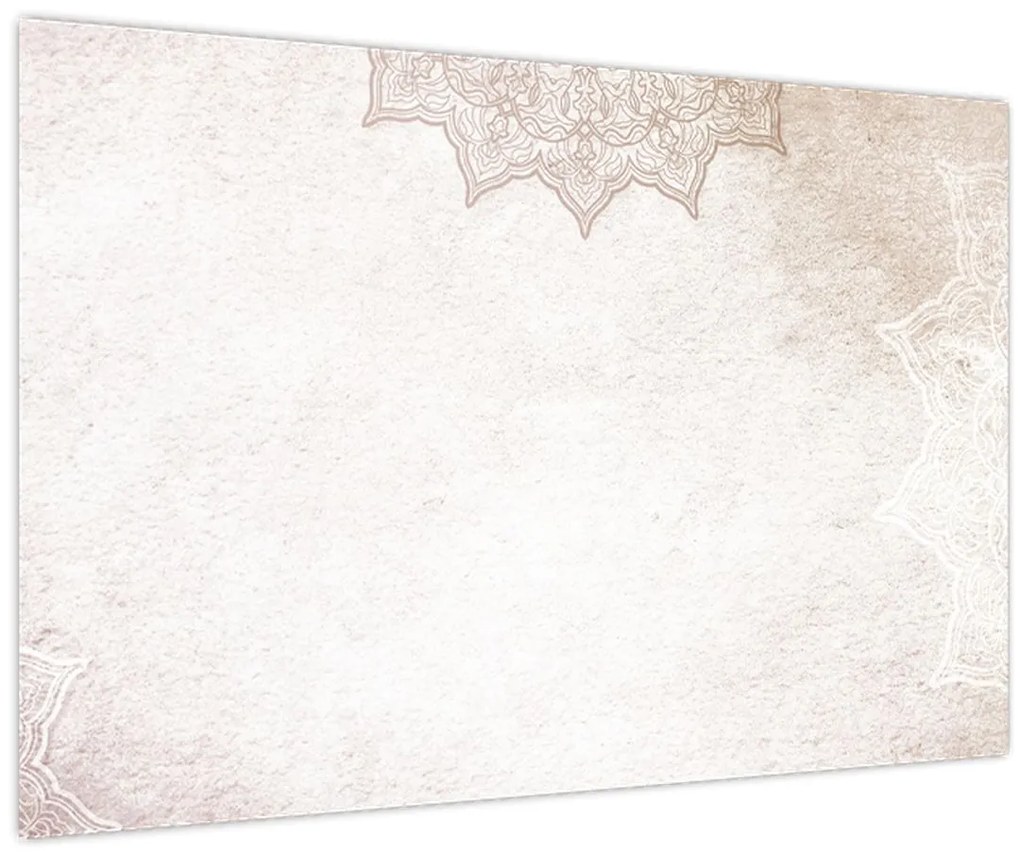 Tablou - Mandala pe zid (90x60 cm)