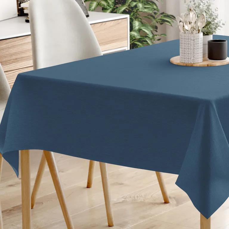 Goldea față de masă decorativă loneta - gri-albastru 40 x 40 cm