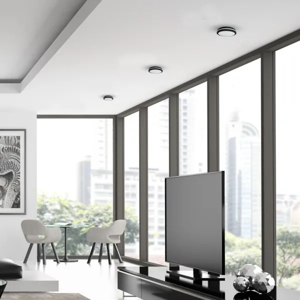 Plafonieră LED de exterior MARLON LED/12W/230V 4000K IP54 negru