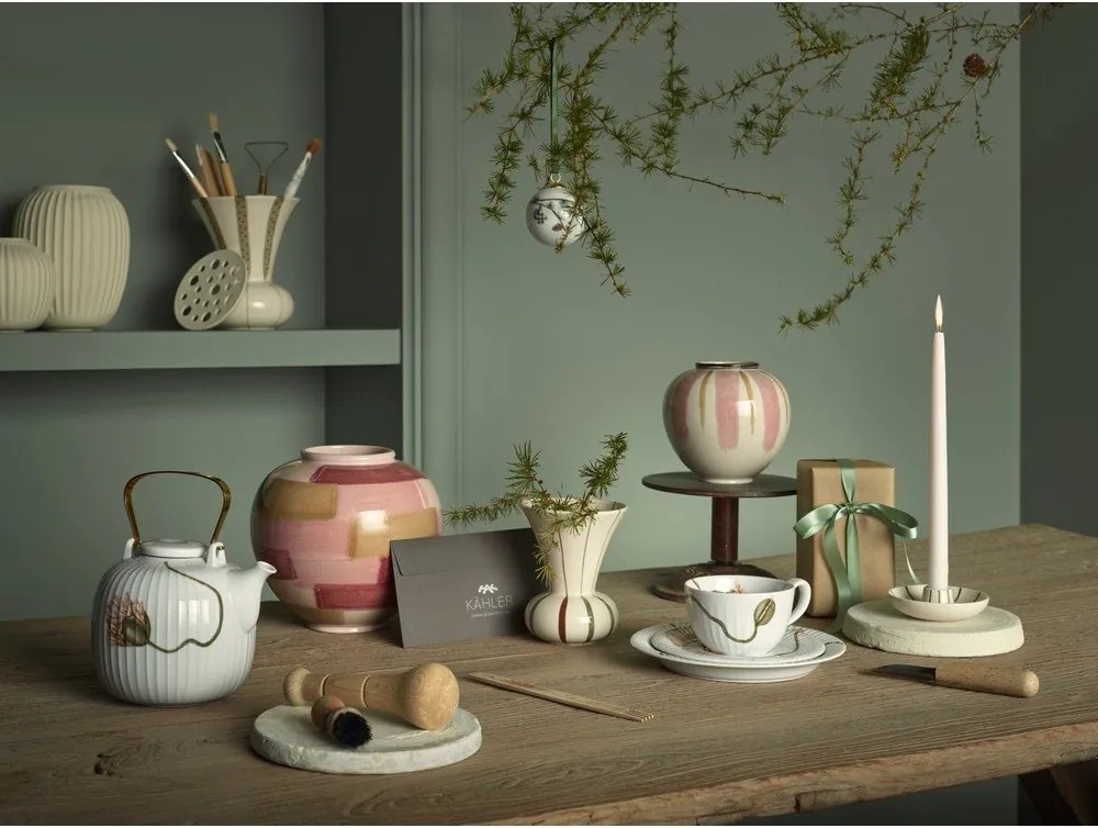 Ceașcă albă din porțelan 380 ml Hammershøi Poppy – Kähler Design