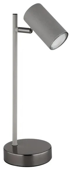 Lampă de masă Globo 57911TS ROBBY 1xGU10/5W/230V gri/antracit
