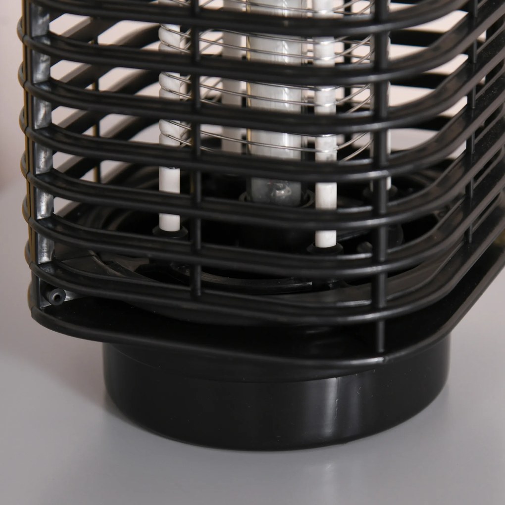 Outsunny Lampă Antițânțari cu Lumină UV pentru Interior și Exterior, Negru | Aosom Romania