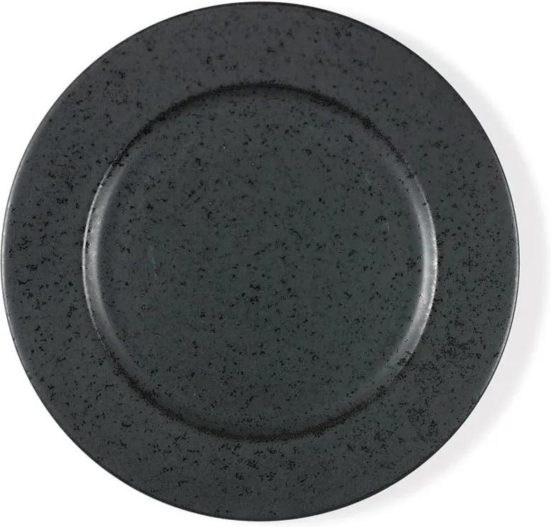 Farfurie din gresie ceramică Bitz Basics Black, ⌀ 27 cm, negru
