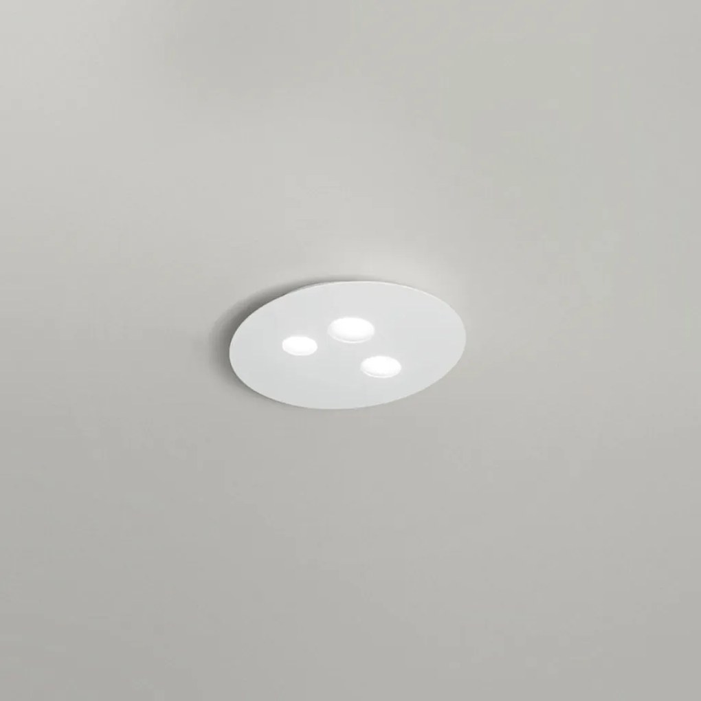 Plafoniera moderna Luna 40x47,5cm, alb sau gri