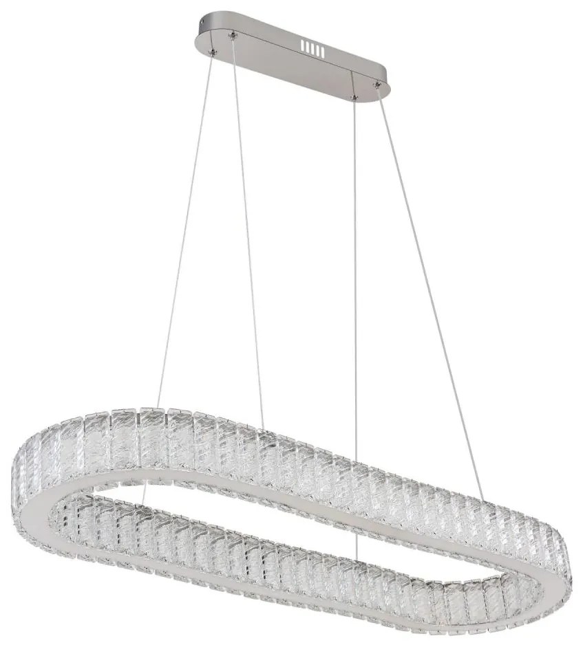 Lustră LED dimabilă pe cablu Globo 67162-58 MUCKY 58W/230V 2700-6000K + telecomandă
