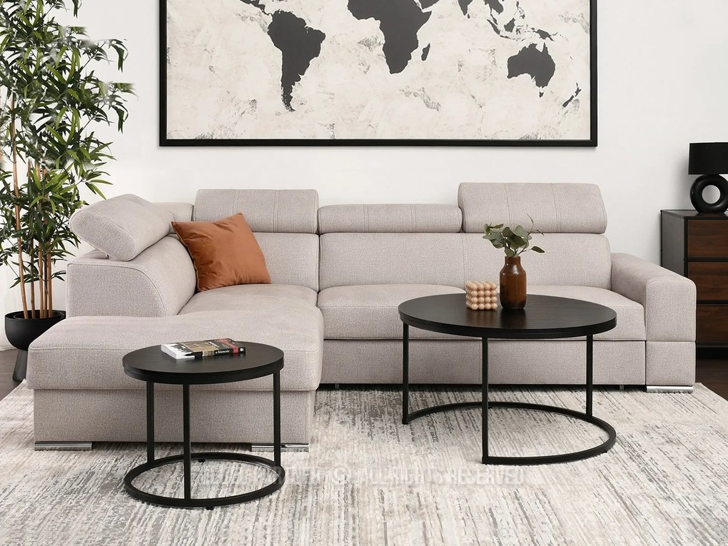 Măsuță de cafea Klara (lemn negru + negru). Promo -10%. 1111625