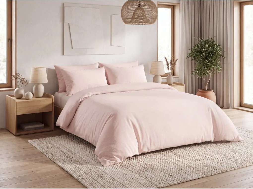 Lenjerie de pat din bumbac LINIE PINK roz Dimensiune lenjerie de pat: 70 x 90 cm | 140 x 200 cm