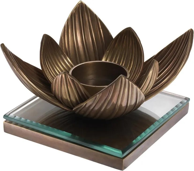 Suport lumanare, obiect decorativ design LUX Lotus