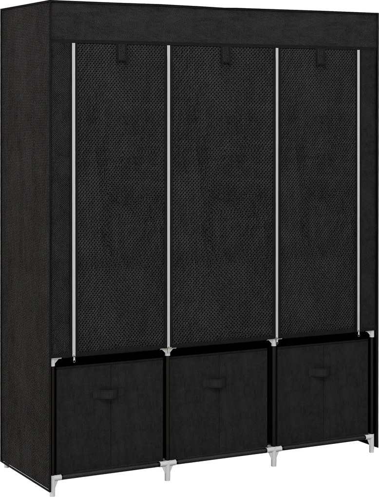 Homcom sifonier Pliabil Textil – Cu Rafturi & Sertare, Ideal pentru Spatii Mici | Aosom Romania