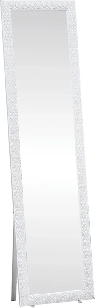 Oglinda LAVAL, alb, metal/lemn, 40x150 cm