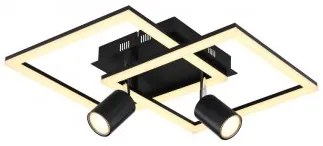 Plafoniera moderna led 36W + 2 becuri GU10 Danny 67308-36 Globo