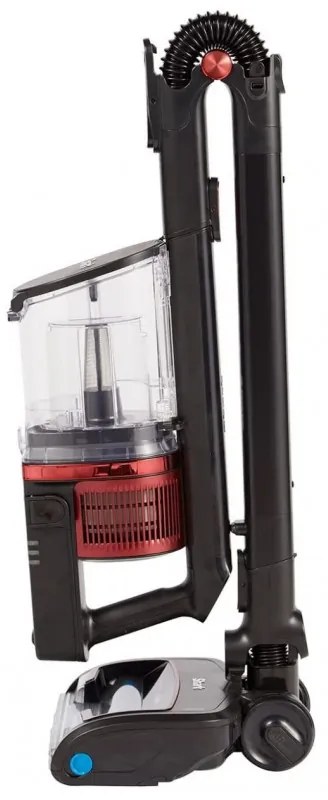 Aspirator vertical Ninja IZ300EUT, 309W, 0.7 l, 3 viteze, Autonomie pana la 60 min, HEPA, LED Smart display, Perie cu lumina, Negru / Rosu