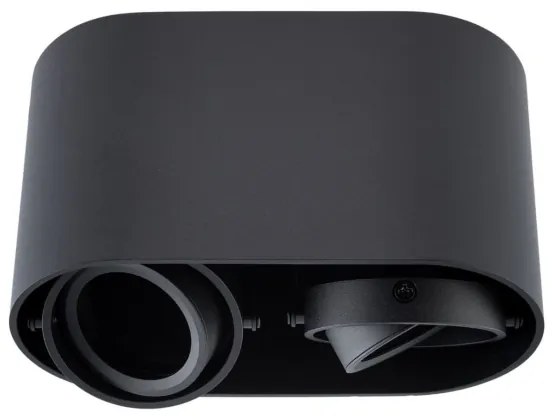 Lampă spot SIROK 2xGU10/30W/230V negru