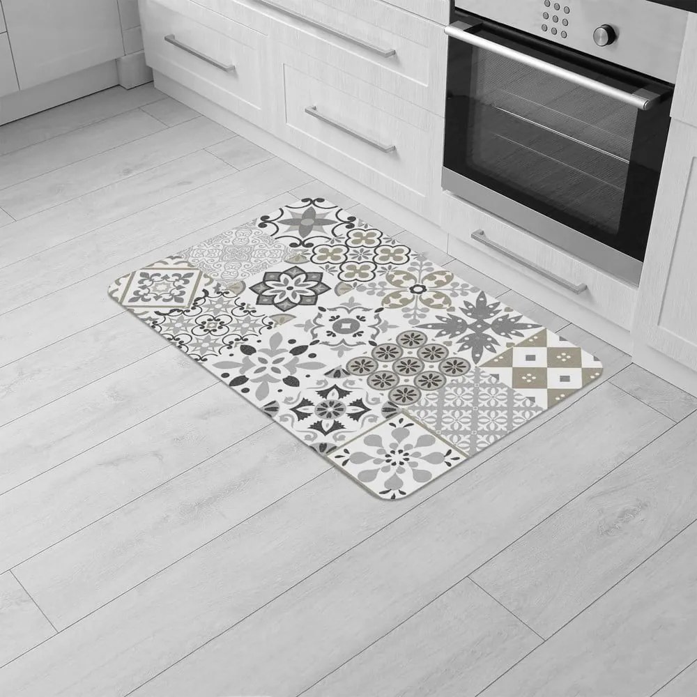Covor alb din PVC 45x75 cm Salou – douceur d'intérieur