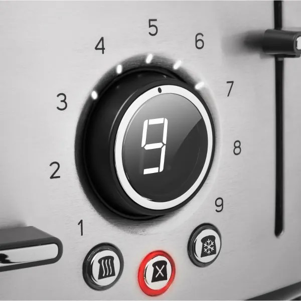 Sencor - Prăjitor de pâine cu 4 fante, 1600 W/230 V, crom mat