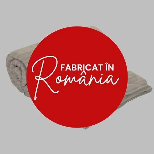 Set pilota iarna, umplutura lana, material damasc policoton, 160x210cm, matlasata, crem, Pucioasa cu 2 perne, matlasate, antialergice, 50x70cm, albe, Pucioasa