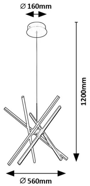 Lustra LED suspendata design modern Matilde