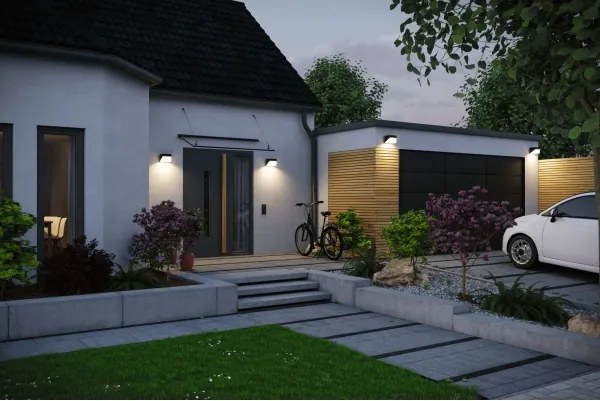 Paulmann 95746 - LED/2,3W IP44 Lumină solară de perete cu senzor EILEEN 3,7/230V