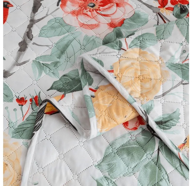 Cuvertura de pat cu model PETALIA, colorata Dimensiune: 170 x 210 cm