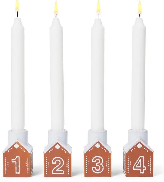 Sfeșnic pentru advent din ceramică Gingerbread – Kähler Design