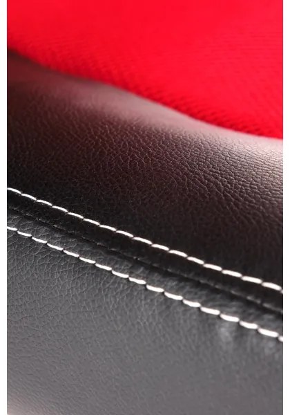 Scaun de birou KENU, negru/roșu