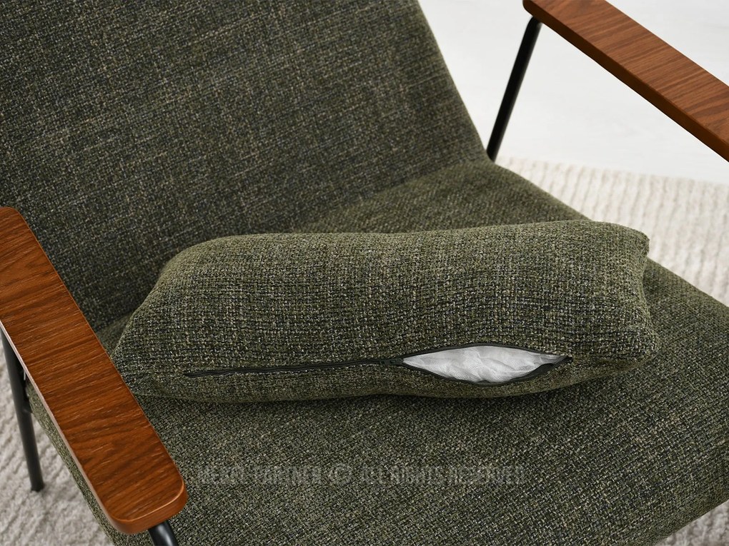 Fotoliu Elba (verde + nuc). 1110002