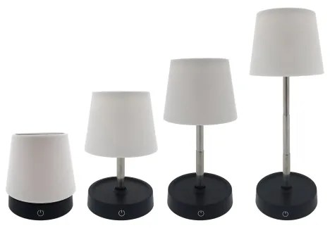 Lampă LED tactilă dimabilă de masă LED/3W/5V USB 800 mAh alb