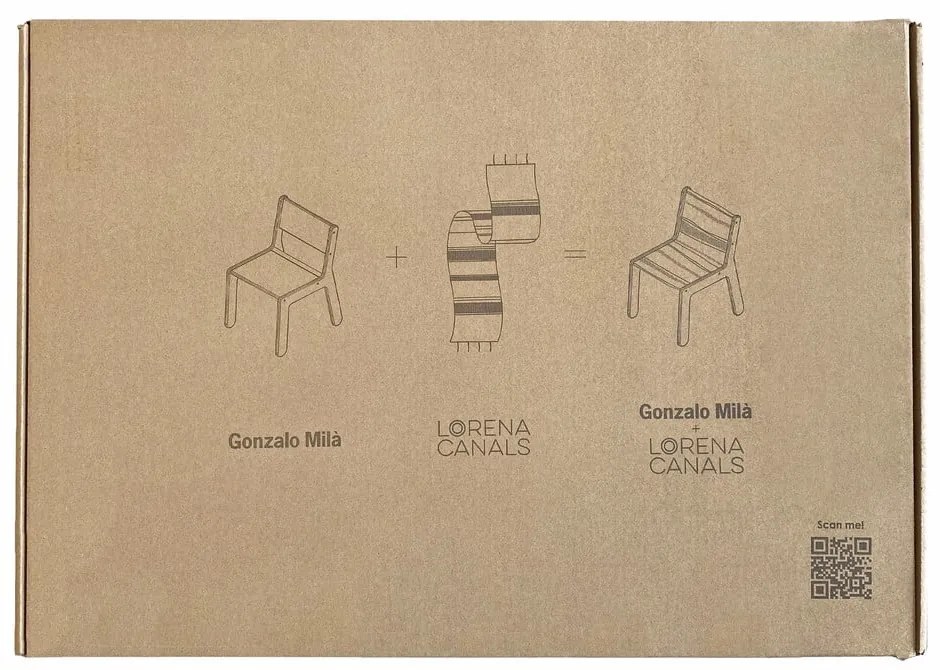 Scaun de copii în culoare naturală Kaarol Earth – Lorena Canals