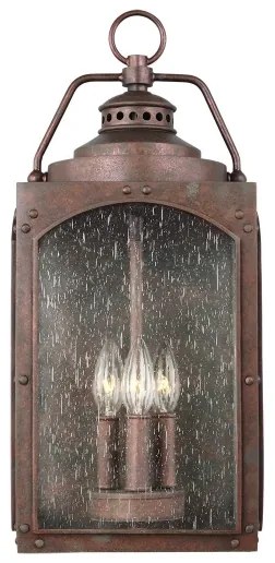 Aplică de exterior Feiss FE-RANDHURST-L-CO RANDHURST 3xE14/40W/230V IP44