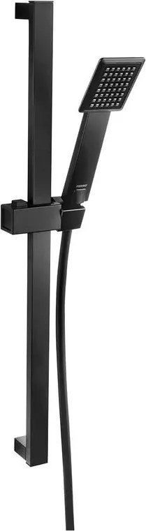 Set de dus Ferro Phila negru mat cu bara 65 cm