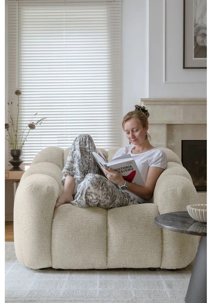 Fotoliu bej Shell – Miuform