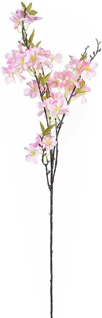 Crenguta artificiala flori roz 89 cm