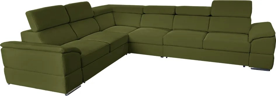 Colţar, ţesătură verde Majestic, SEGORIA LUX
