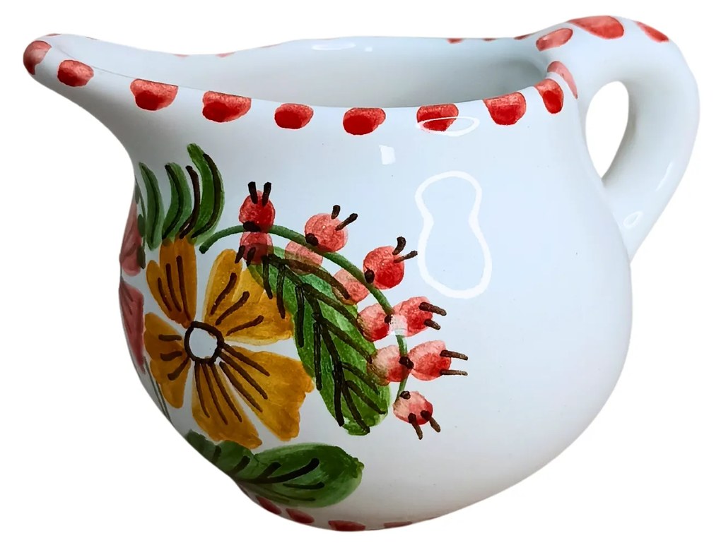 Set ceramică servit ceai/cafea model Flori de Câmp