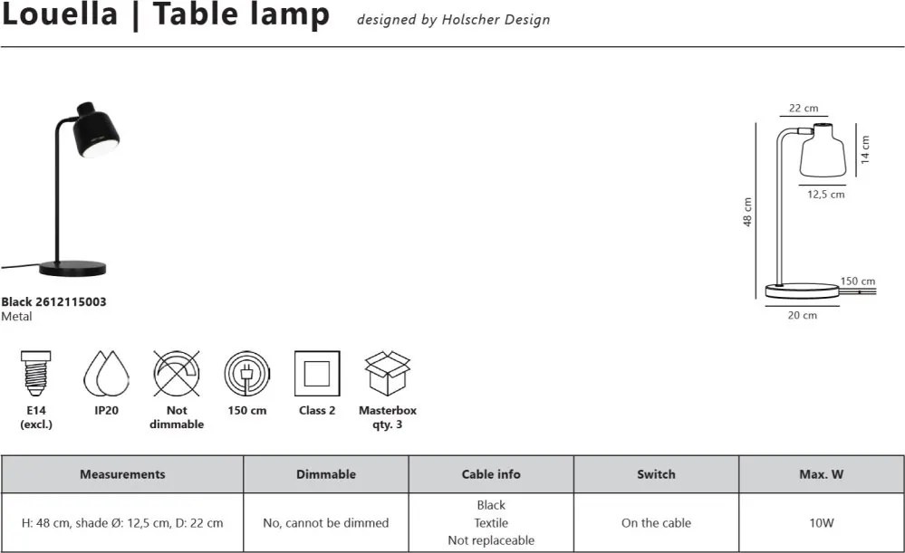 Veioza design nordic modern Louella