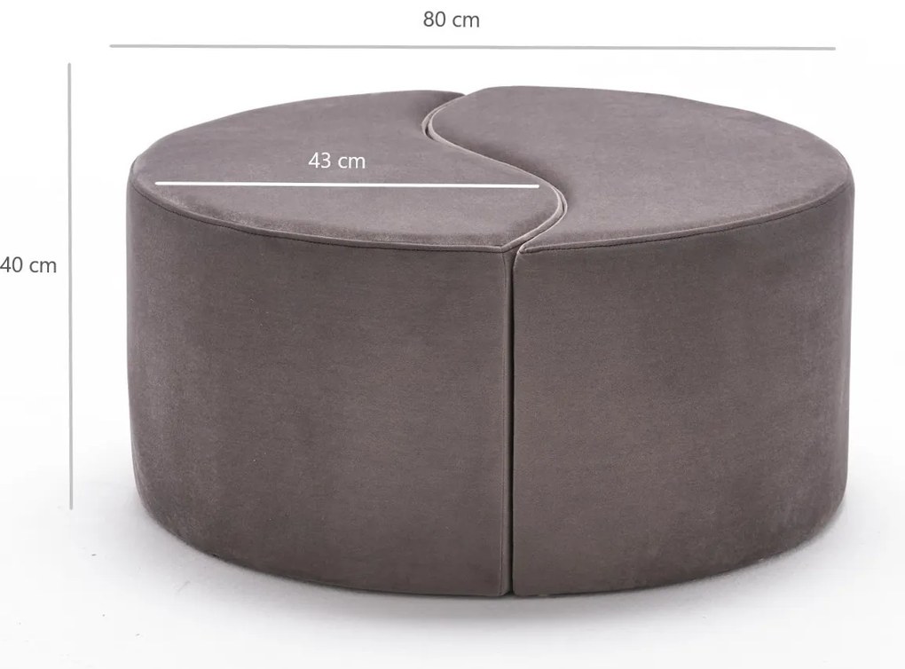 Taburet Alis Pouf Mink