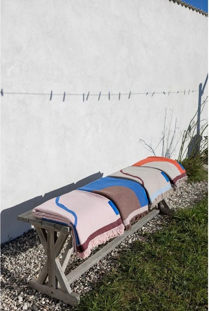 Pătură bej 130x175 cm Studio – Mette Ditmer Denmark