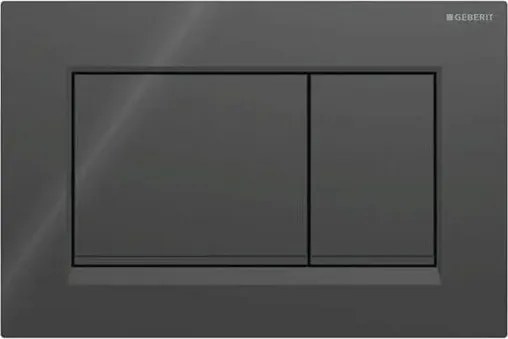 Geberit 115.883.DW.1 - Placă de acționare Sigma30, 24,6x16,4 cm, negru