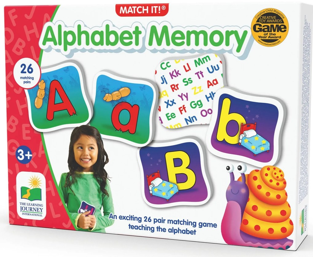 PUZZLE SA MEMORAM ALFABETUL - THE LEARNING JOURNEY (TLJ192474)