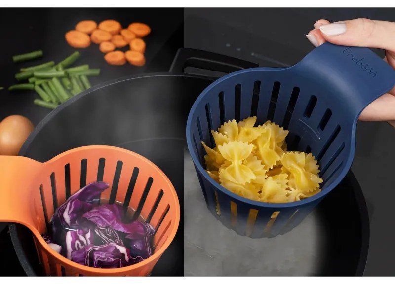 Set 3 strecurаtori Trebonn Cookin'Pods 1521109, Pana la 220°C, Polipropilena, Multicolor