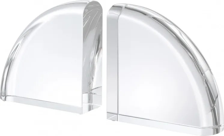 Set 2 obiecte decorative din sticla design LUX Bookend 113236 HZ